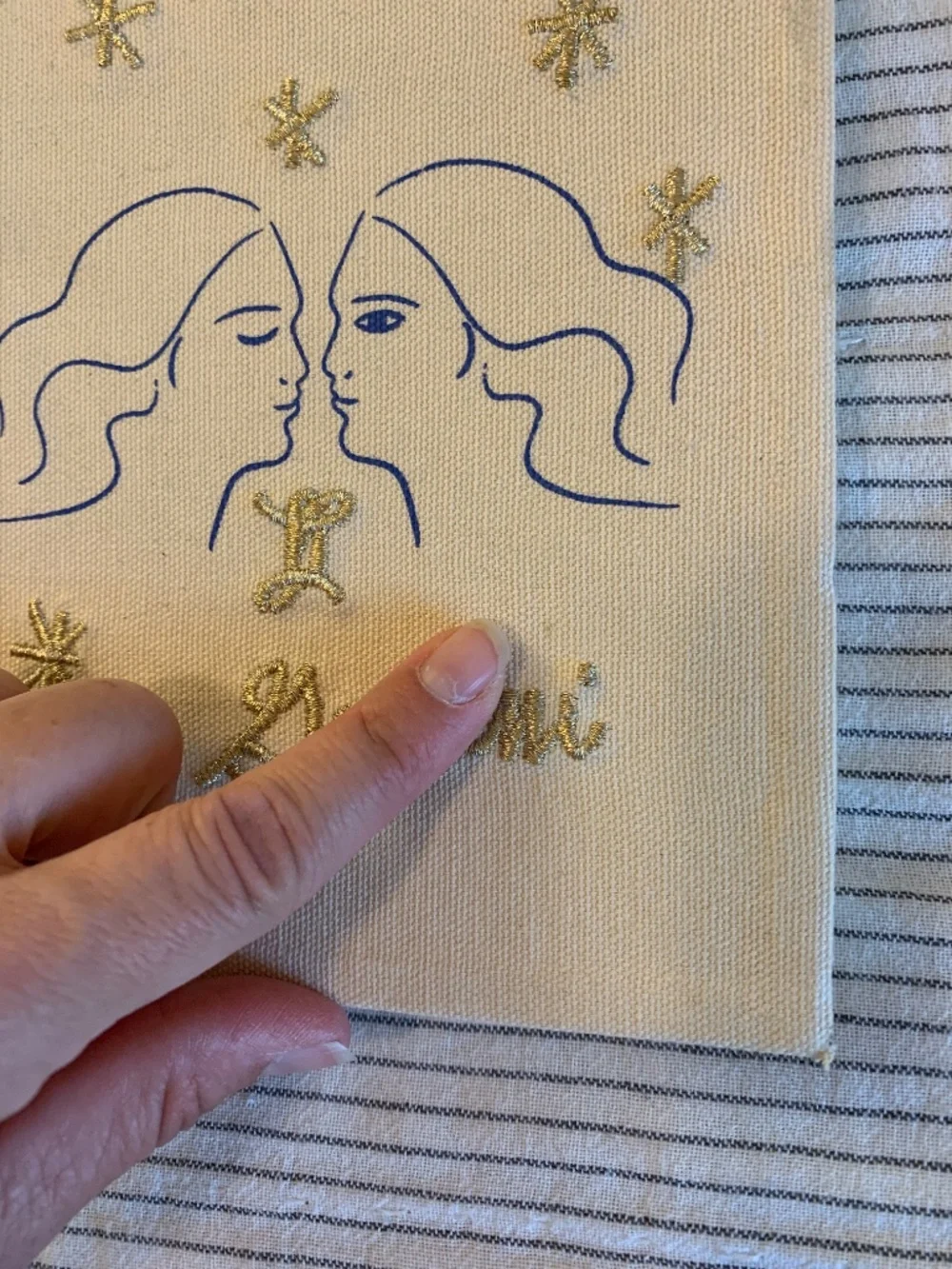 URBAN OUTFITTERS Zodiac Embroidered Journal